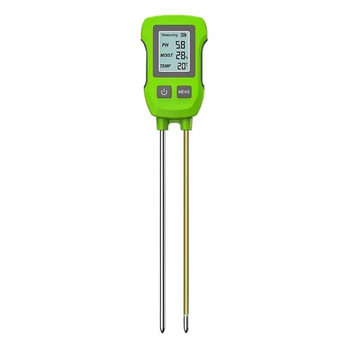 Testeur de sol LCD vert 3 en 1