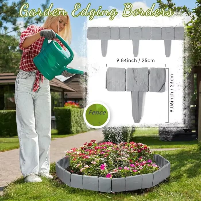 Bordure de clôture de jardin en PP