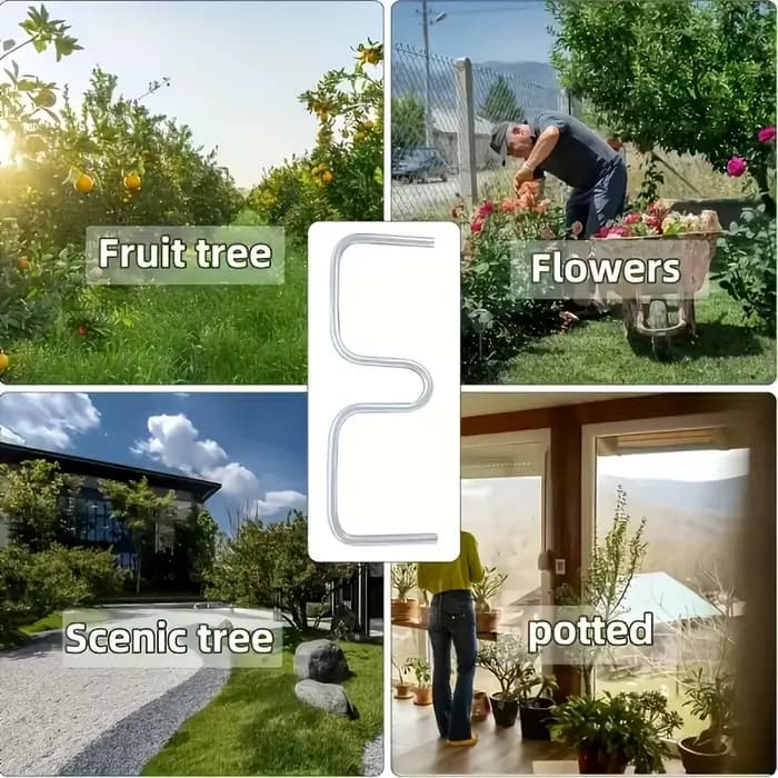 Kit d'outils manuels pour cintrer les branches d'arbres fruitiers – Écarteur de branches sans moteur pour la mise en forme et le tirage des arbres – Outil portable pour la cintrage des vergers