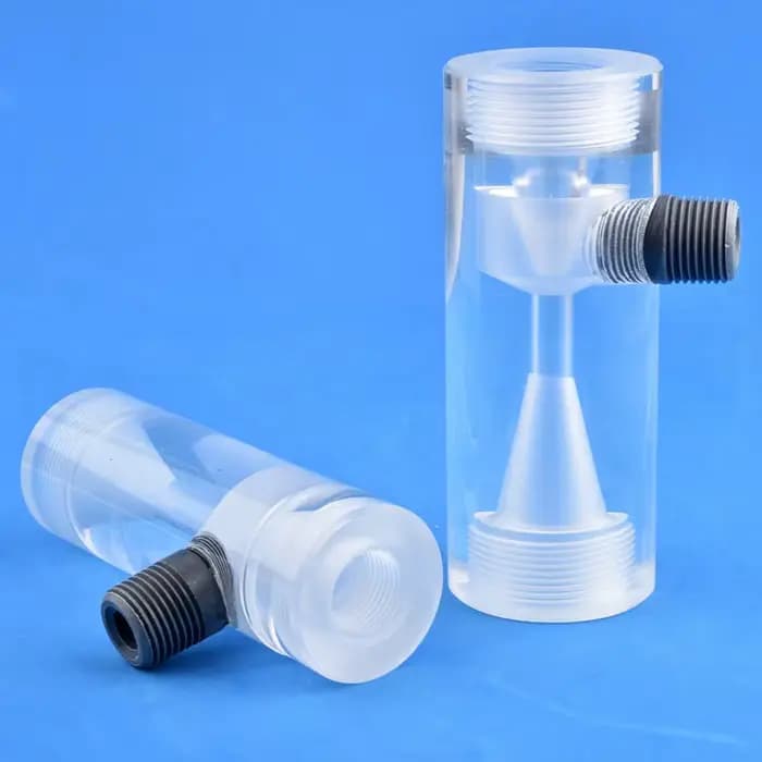 Système d'irrigation d'injecteur d'eau acrylique Transparent PMMA