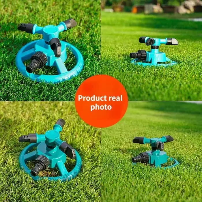 360 ° Buse d'arrosage à rotation automatique – Motifs de pulvérisation réglables pour l'irrigation de