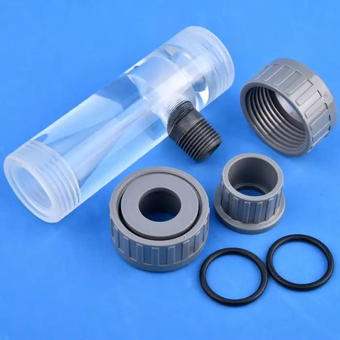 Système d'irrigation d'injecteur d'eau acrylique Transparent PMMA