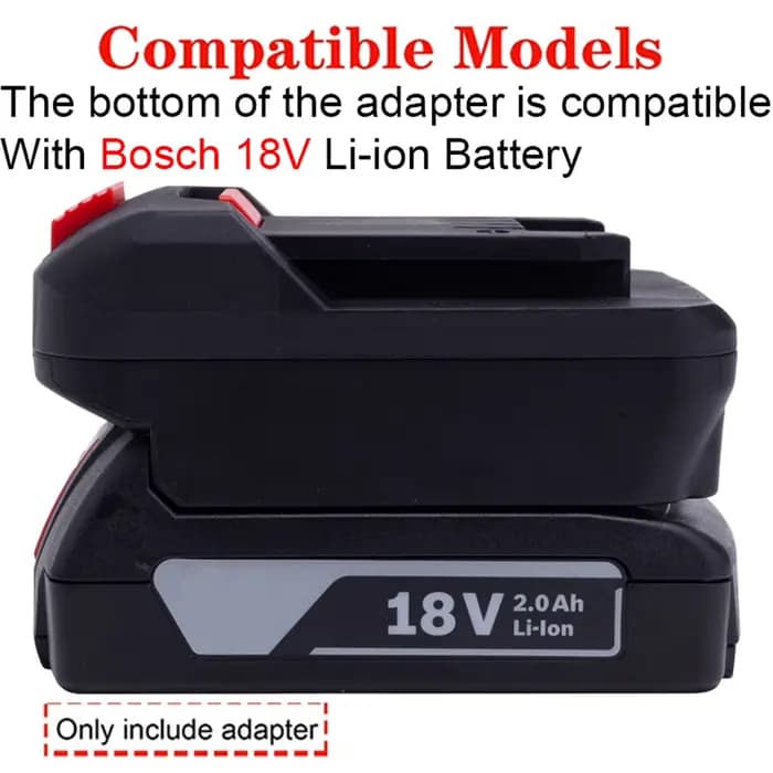 Adaptateur de batterie pour Bosch 18V à Lidl Parkside X20V, adaptateur de batterie Li-Ion pour perceuse sans fil Parkside, acces