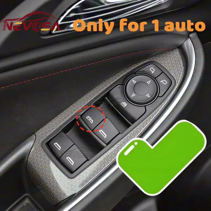 Interrupteur de lève-vitre électrique 1 AUTO pour Chevrolet Malibu 2018 2019 2020 Bolt Traverse Volt GMC Terrain Buick Enclave 23308155 84699725
