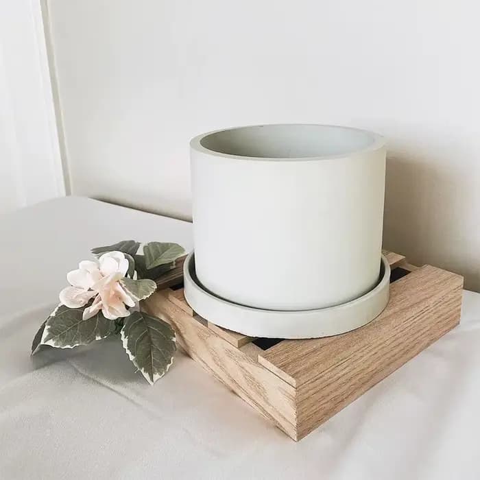 Grands moules ronds en ciment pour pot de fleur
