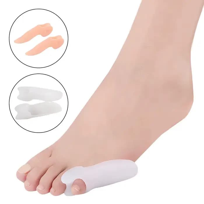 Correcteur d'oignon meulant en Gel souple, séparateur de petits orteils, coussinets d'oignon pour soulager la douleur, callosités de maïs, ampoules, outil de soins des pieds, 5/1 paire