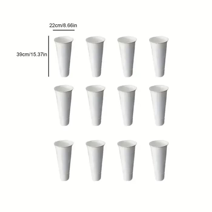 Lot de 12 supports de présentation pour fleurs