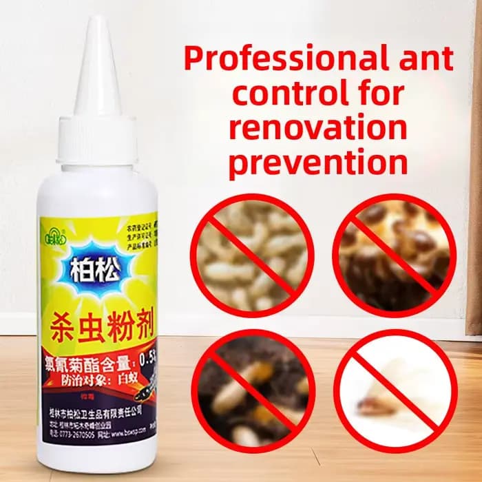 Poudre anti-termites pour la prévention domestique, agent de lutte contre les insectes, décoration de jardin, désinfection, stérilisation, fourmis blanches