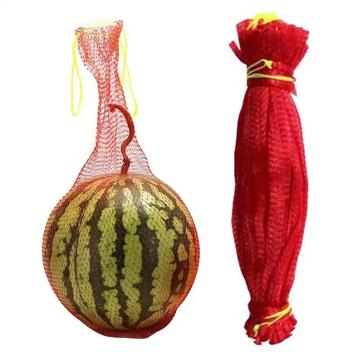 Filet de jardinage en plastique de 35cm, 100 pièces, pour melon d'eau, hamac de plantation verticale avec sangles, corde de filet de jardinage