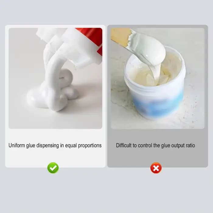 Pâte réparatrice de glaçure pour carrelage et céramique, fixation des copeaux de baignoire, fissures d'évier, super adhérence, émail céramique de porcelaine, séchage rapide, 50ml