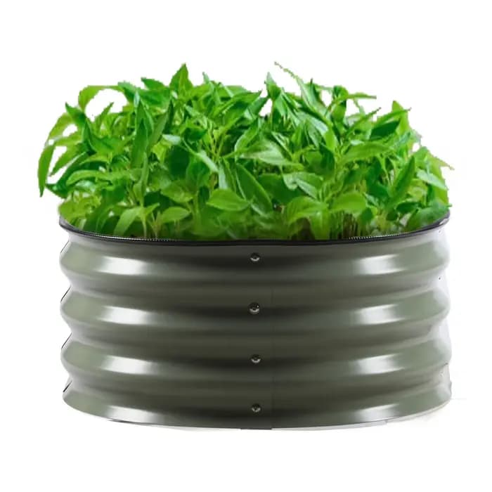 Bac à légumes surélevé en métal