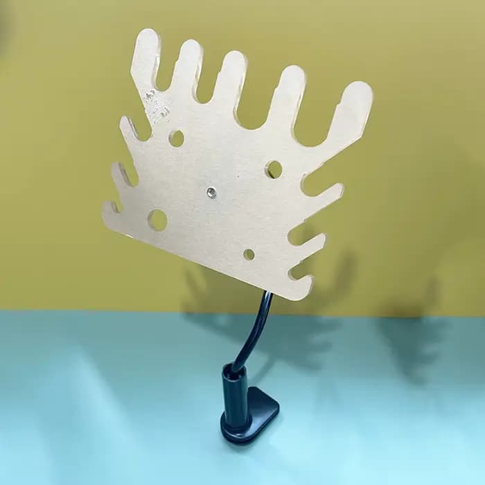 Support de Circuit Respiratoire d'Anesthésie pour Animaux de Compagnie, Tube Ondulé, Fileté Universel, PVC, pour Chien et Chat