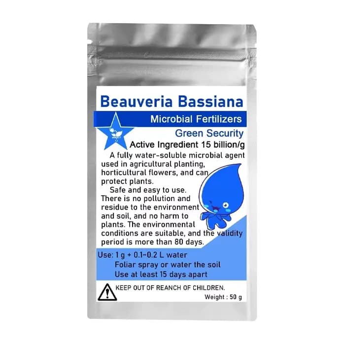 50g d'engrais biologique microbien Beauveria Bassiana