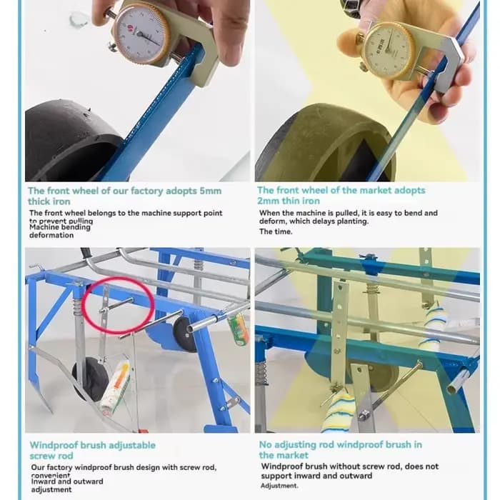 Machine de Paillage Agricole, Revêtement de Film Plastique