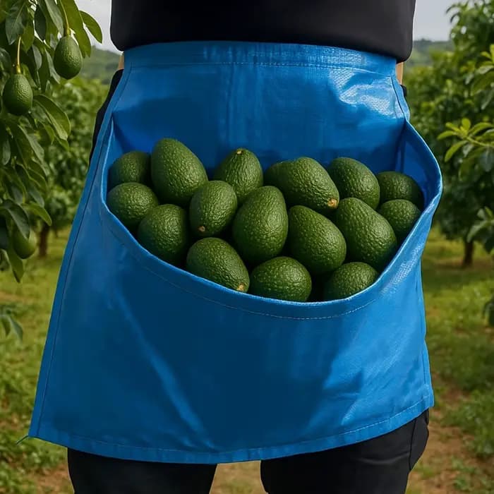 Tablier de cueillette de jardin avec grande poche