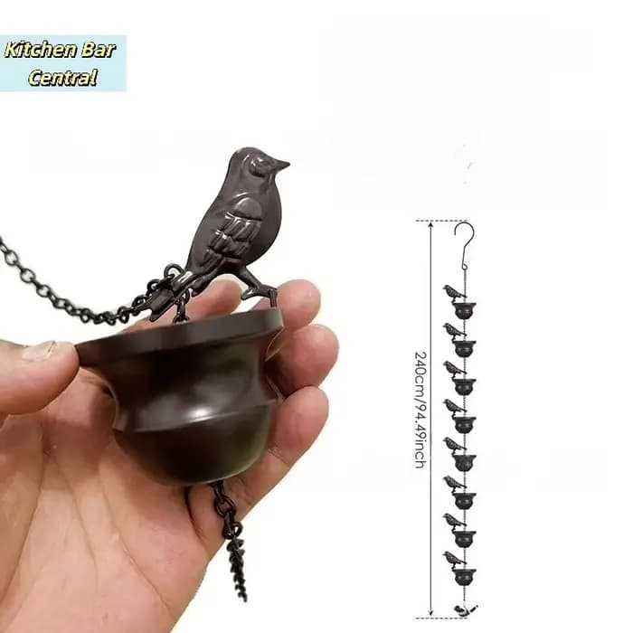 【Rain Catche – Outil de récupération d'eau de pluie en métal 60/80/100/240 cm