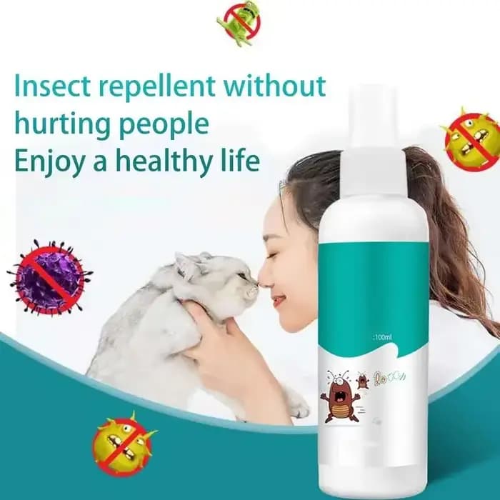 100ml expire les puces pour animaux de compagnie traitements de poux Spray rapide et pratique