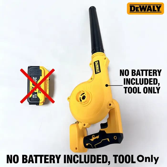 Souffleur à feuilles sans fil sans balais pour batterie Dewalt 20V