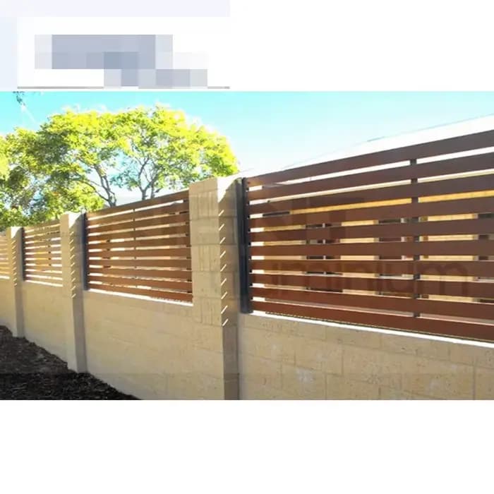 Panneau de clôture de jardin décoratif en bois