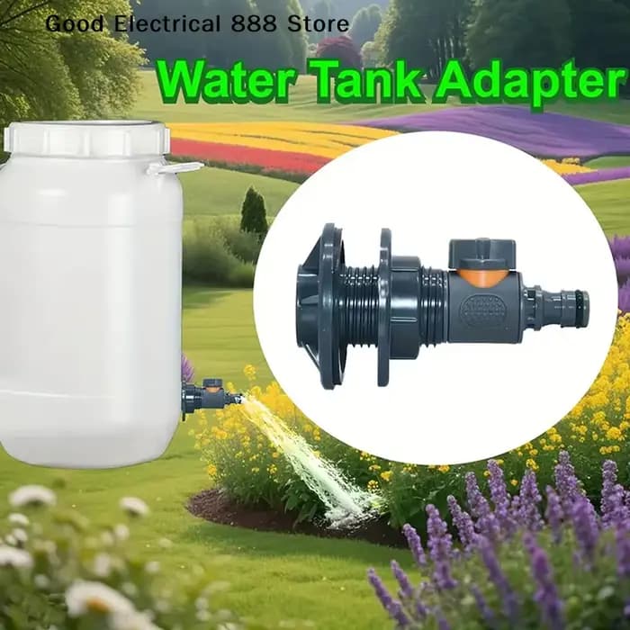 Raccord de réservoir d'eau six points avec vanne de commande