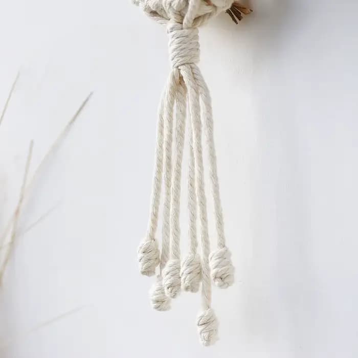 Pot de fleurs mural en macramé, support de plante d'air, décor Boho, pots de jardin de ferme, jardinières, chambre à coucher, décoration Balkon, cadeau