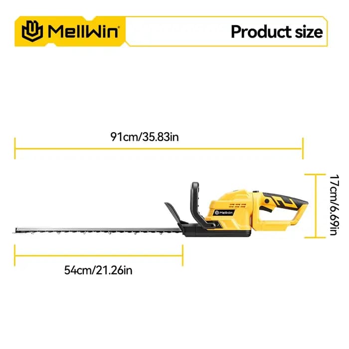 Taille-haie électrique sans fil MELLWIN 20000RPM