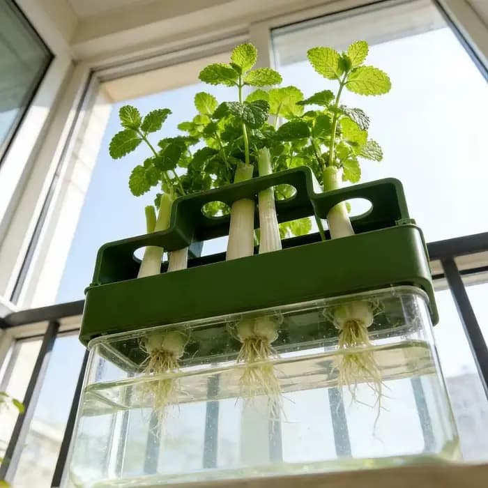 Pot de culture hydroponique domestique pour oignon vert
