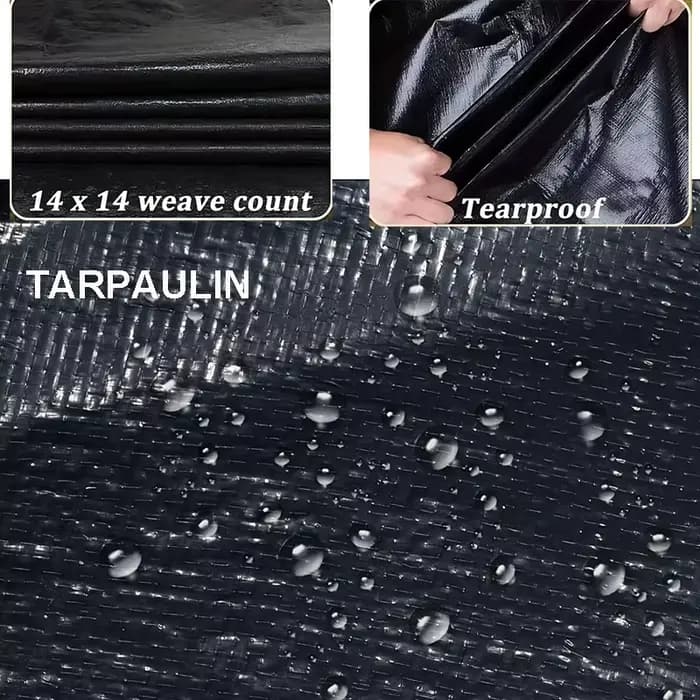 Bâche imperméable noire robuste