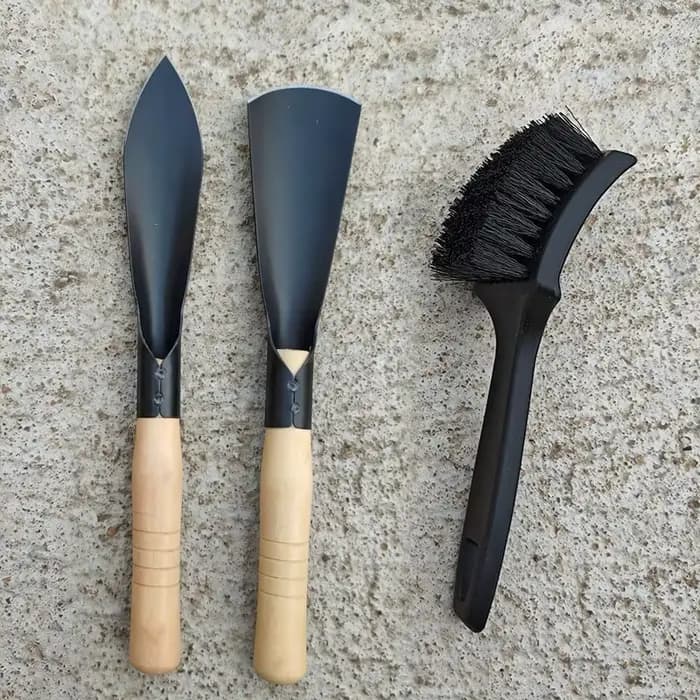 Ensemble de 3 outils de nettoyage très efficaces pour l'élimination des débris d'herbe