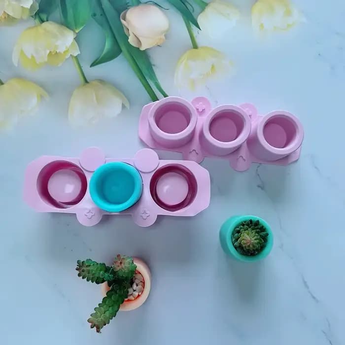 Moule en silicone pour pots de plantes succulentes