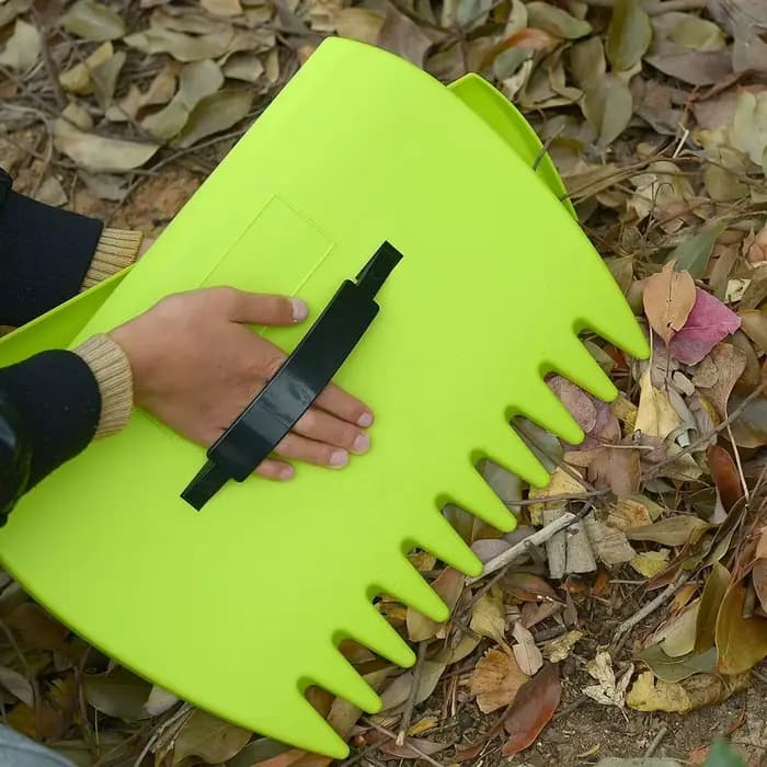 Grand râteau de jardinage portatif