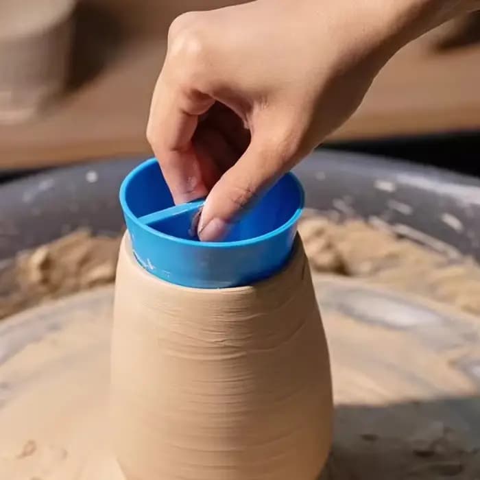 3 pièces/ensemble créatif jante cône outil de poterie en céramique en forme d'argile bord