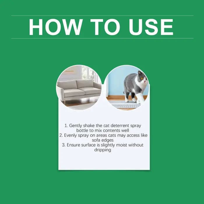 Spray Répulsif Anti-Chat Intérieur/Extérieur – Protection Meubles Contre les Griffures des Chats – Empêche