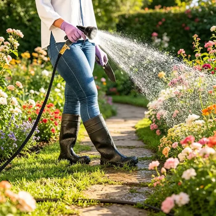 Tuyau d'arrosage extensible de 25 à 125 pieds