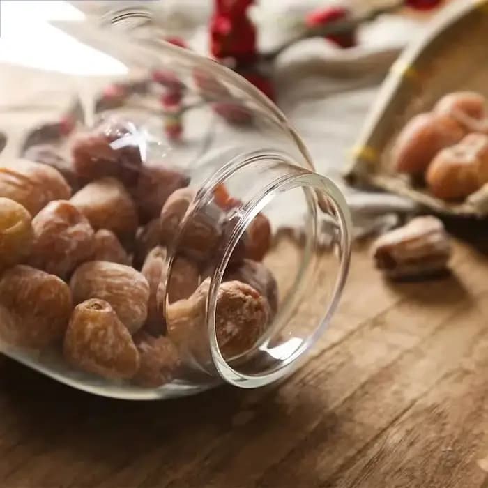 Récipient de cuisine scellé avec couvercle en bois