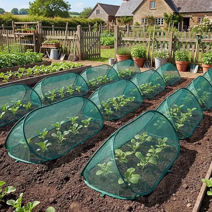 Filet de protection pop-up pour plantes de jardin