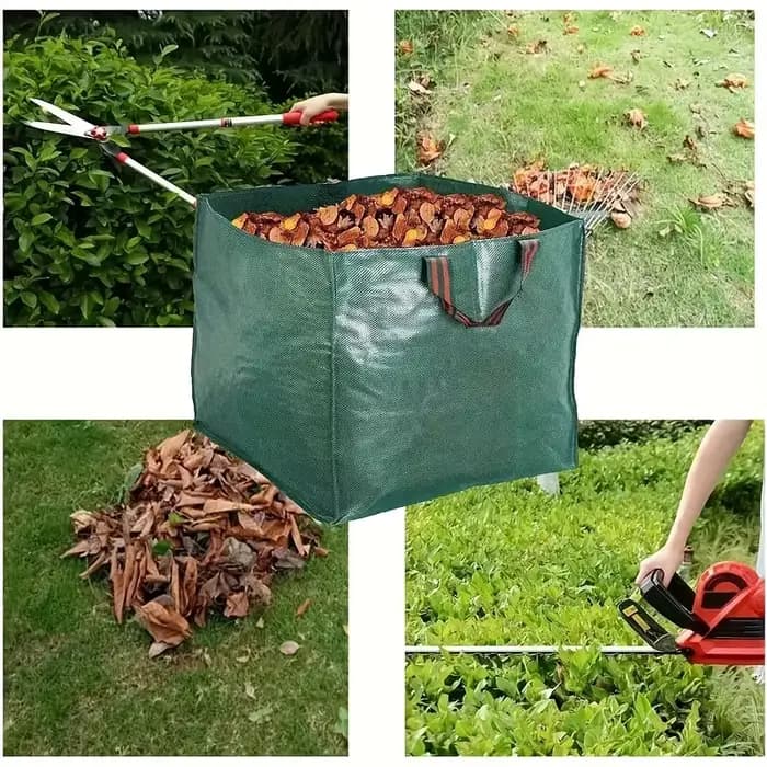 Sac de rangement de jardin robuste de 60/125 L | Sac de ramassage de feuilles et de débris