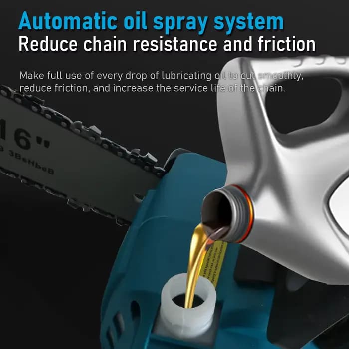 Scie à chaîne électrique sans fil 16 pouces (pour Makita)
