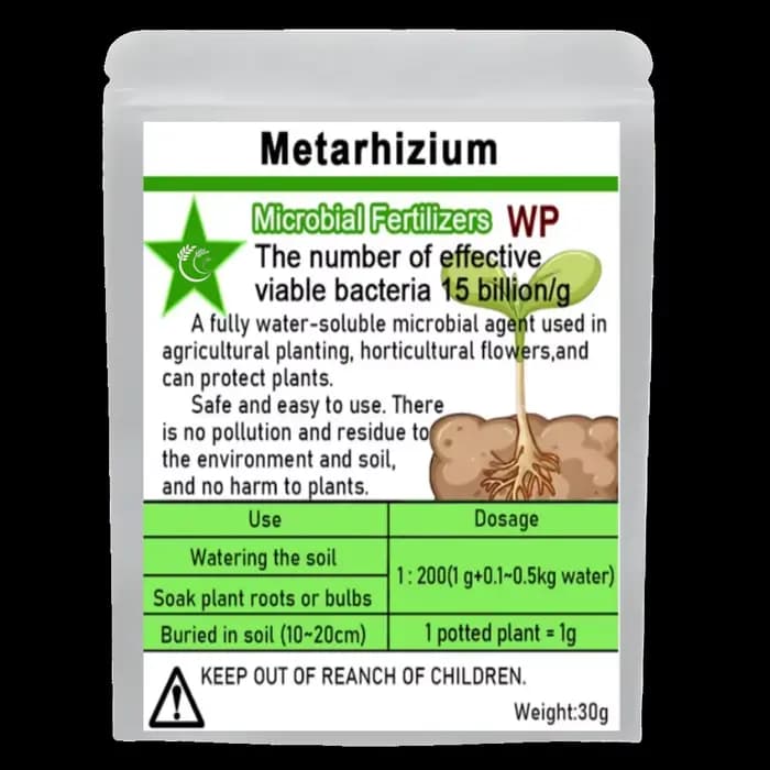 Engrais microbien soluble dans l'eau, métharianium, écologique, 30g, pour protéger les plantes, biofertilisateur naturel pour l'agriculture durable