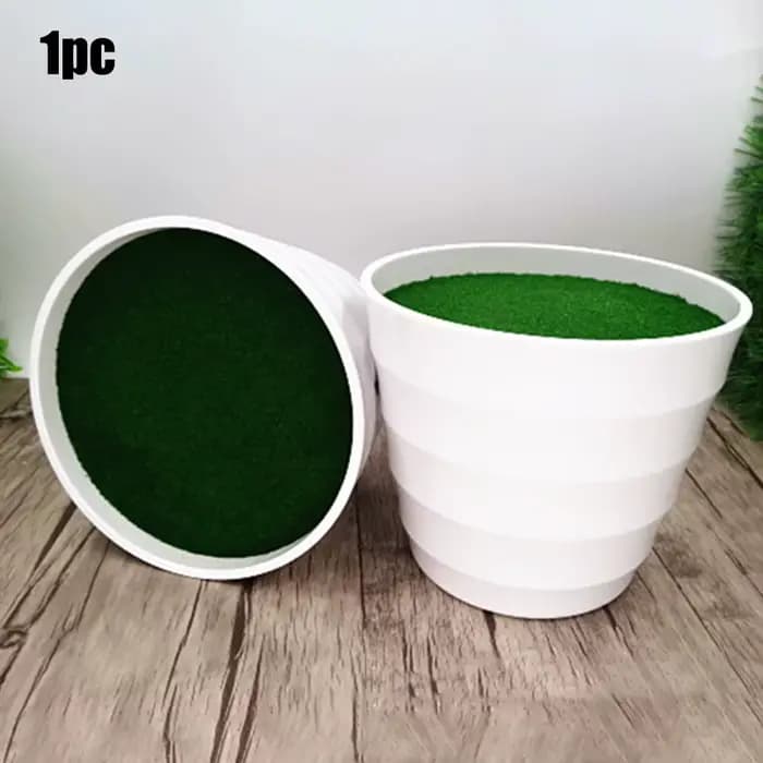 1 pièce Pot de pépinière en plastique pour plantes artificielles 13 cm