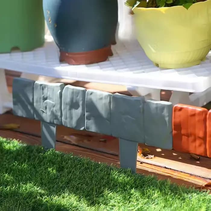 Bordure de clôture de jardin en PP