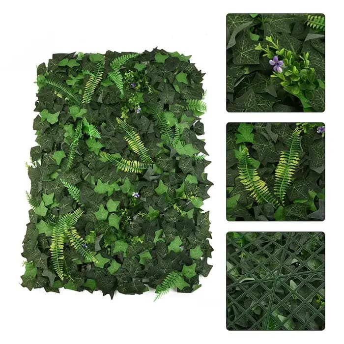 Plantes artificielles carrées en plastique