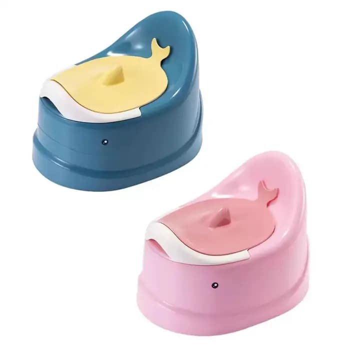 Pot de toilette portable pour bébé, idéal pour l'apprentissage de la propreté, stable et sûr, avec base ovale antidérapante, pour les voyages