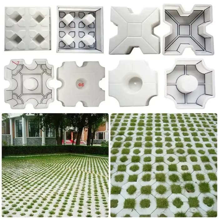 1 pièce Nouveau Moule à pavés en plastique 25x6cm pour pavés creux