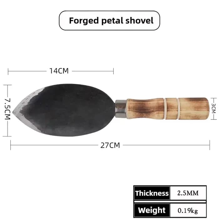 Pelle à petits pétales Portable, pelle de jardinage en plein air, multi-usages, ameublissement du sol, creuser des légumes, outils manuels durables