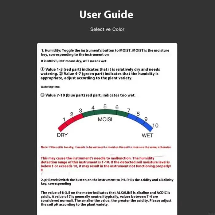 4 sur 1 testeur analyse température lumière d'humidité pour le jardinage l'agriculture M4YD