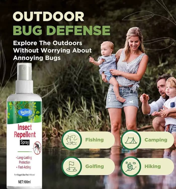 Spray Répulsif Anti-Insectes 100ml