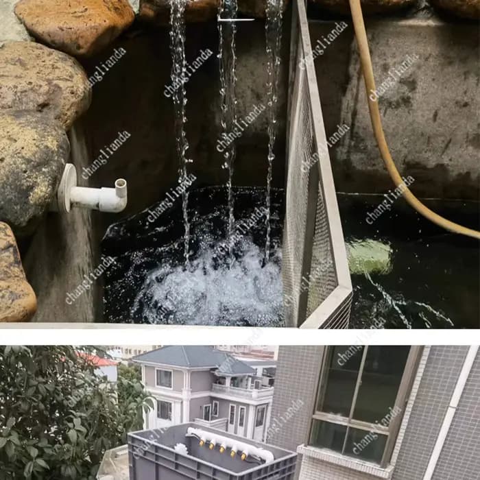 Machine de traitement de l'eau d'étang à poissons