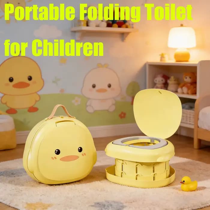 Nouvelle toilette portable pour bébé, pot d'apprentissage pliable, pot de voyage extérieur, siège enfant, pot de voyage pour bébé