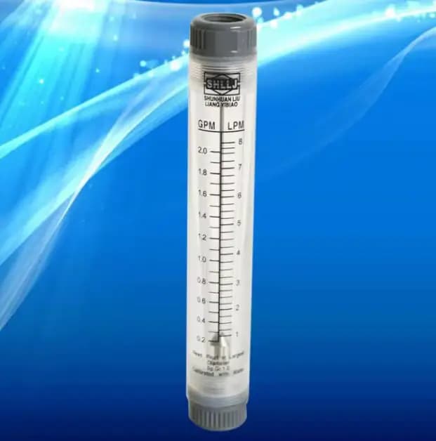 LZM-15G 1/2 "BSP Type de Tube ABS outil de débitmètre de liquide 0.1-0.5GPM 0.1-1GPM 0.2-2GPM 0.2-2.5GPM 0.5-5GPM